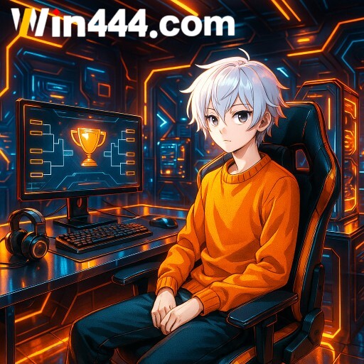 Imagem promocional da Win444 destacando a plataforma e seus benefícios