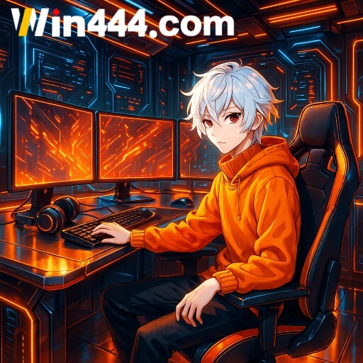 Imagem promocional da Win444 ilustrando a plataforma e seus diferenciais